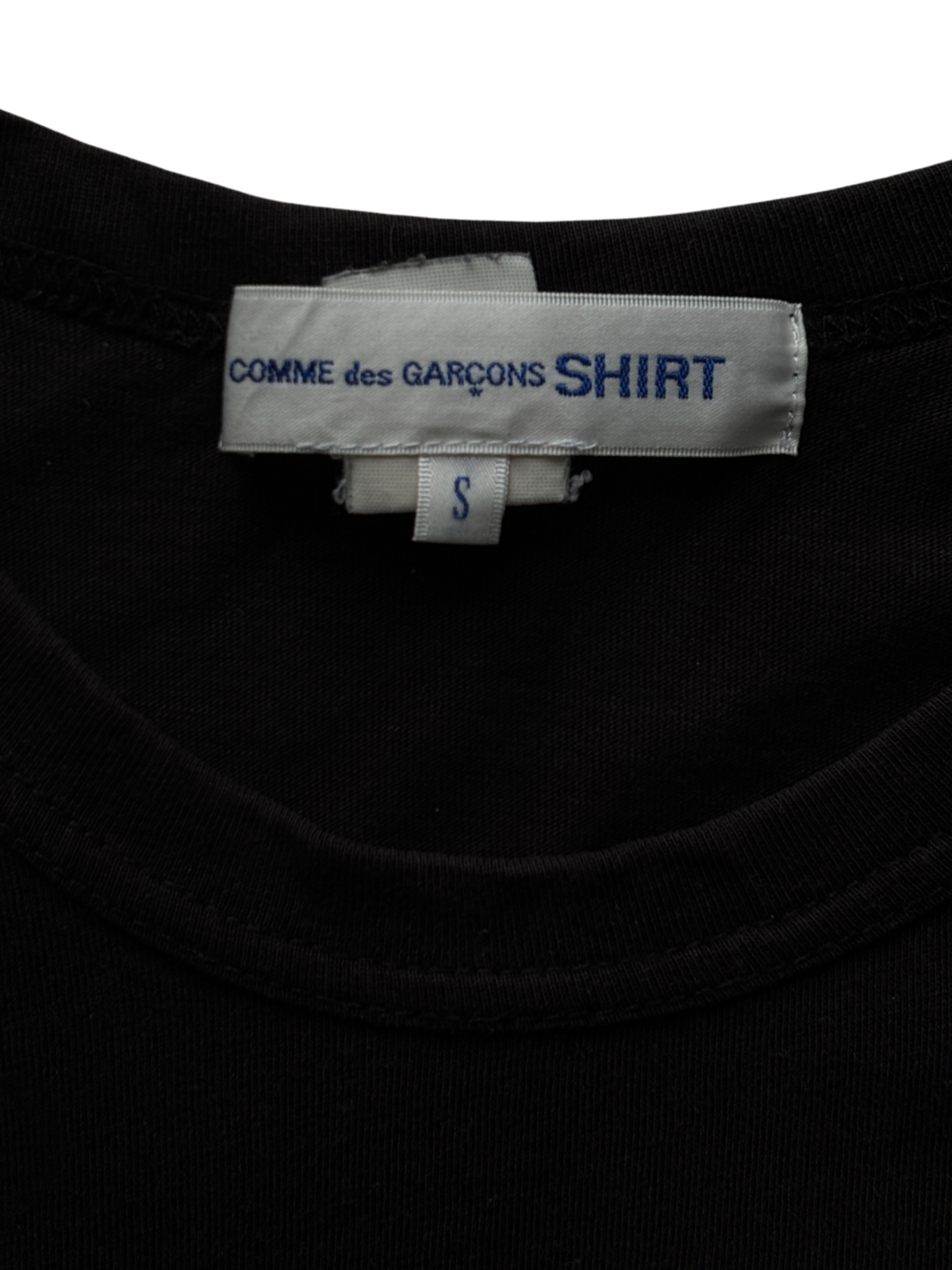 2010 Comme Des Garçons Vertical Logo Tee