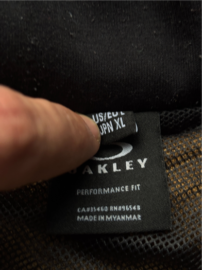 Oakley Nylon Paneled Piled Fleece Brown Jacket