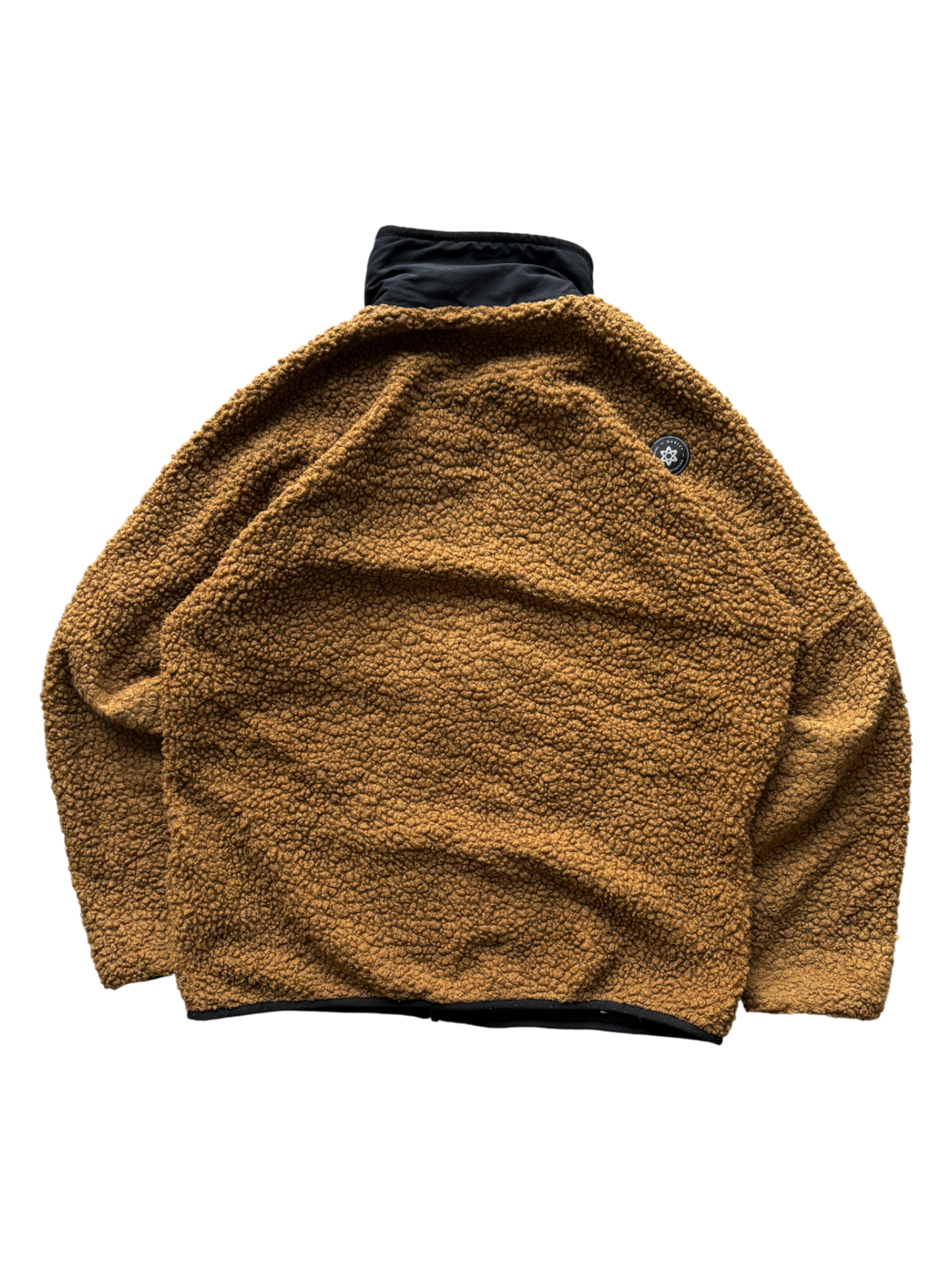 Oakley Nylon Paneled Piled Fleece Brown Jacket