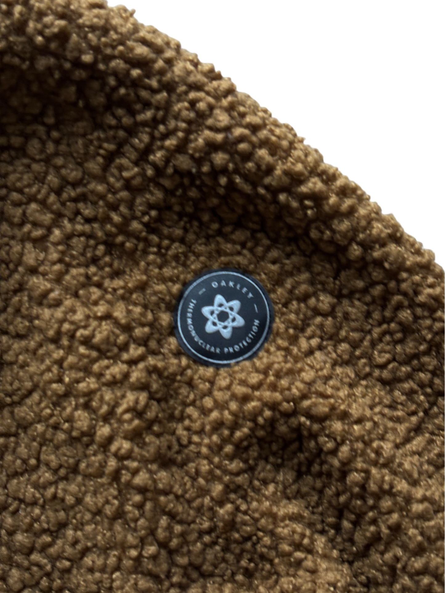 Oakley Nylon Paneled Piled Fleece Brown Jacket