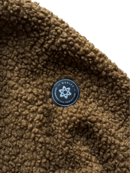 Oakley Nylon Paneled Piled Fleece Brown Jacket