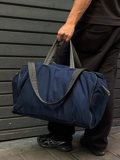 2000's Prada Sport Navy Boston Shoulder Bag