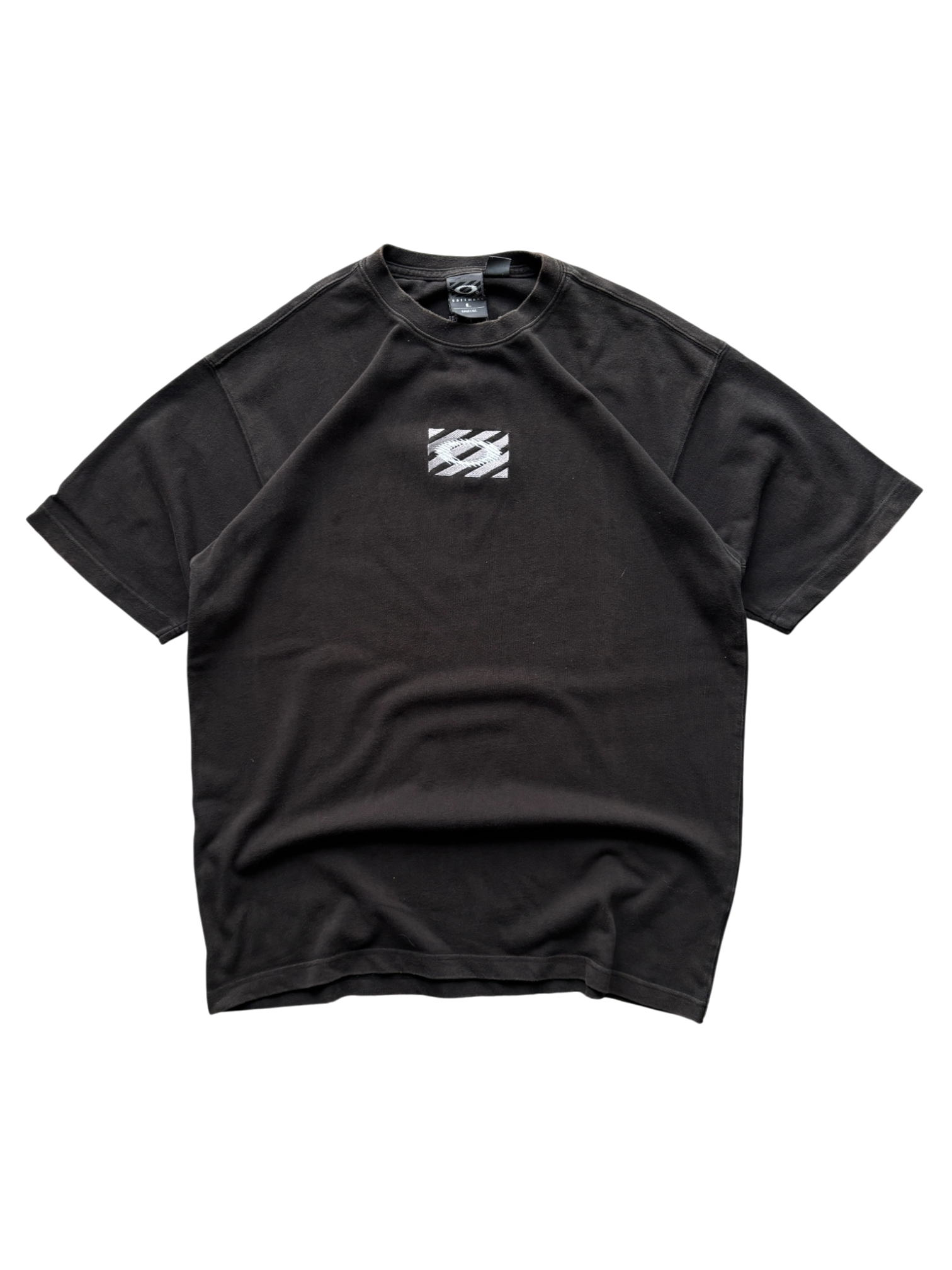 90's Oakley Software Icon / Software Black Tee (L)