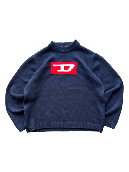 Blue Diesel Knit Sweater "D"