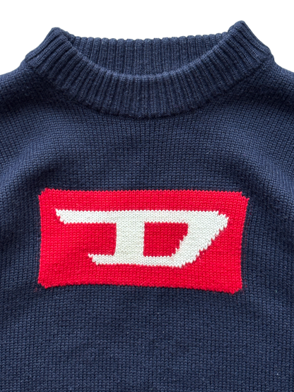 Blue Diesel Knit Sweater "D"