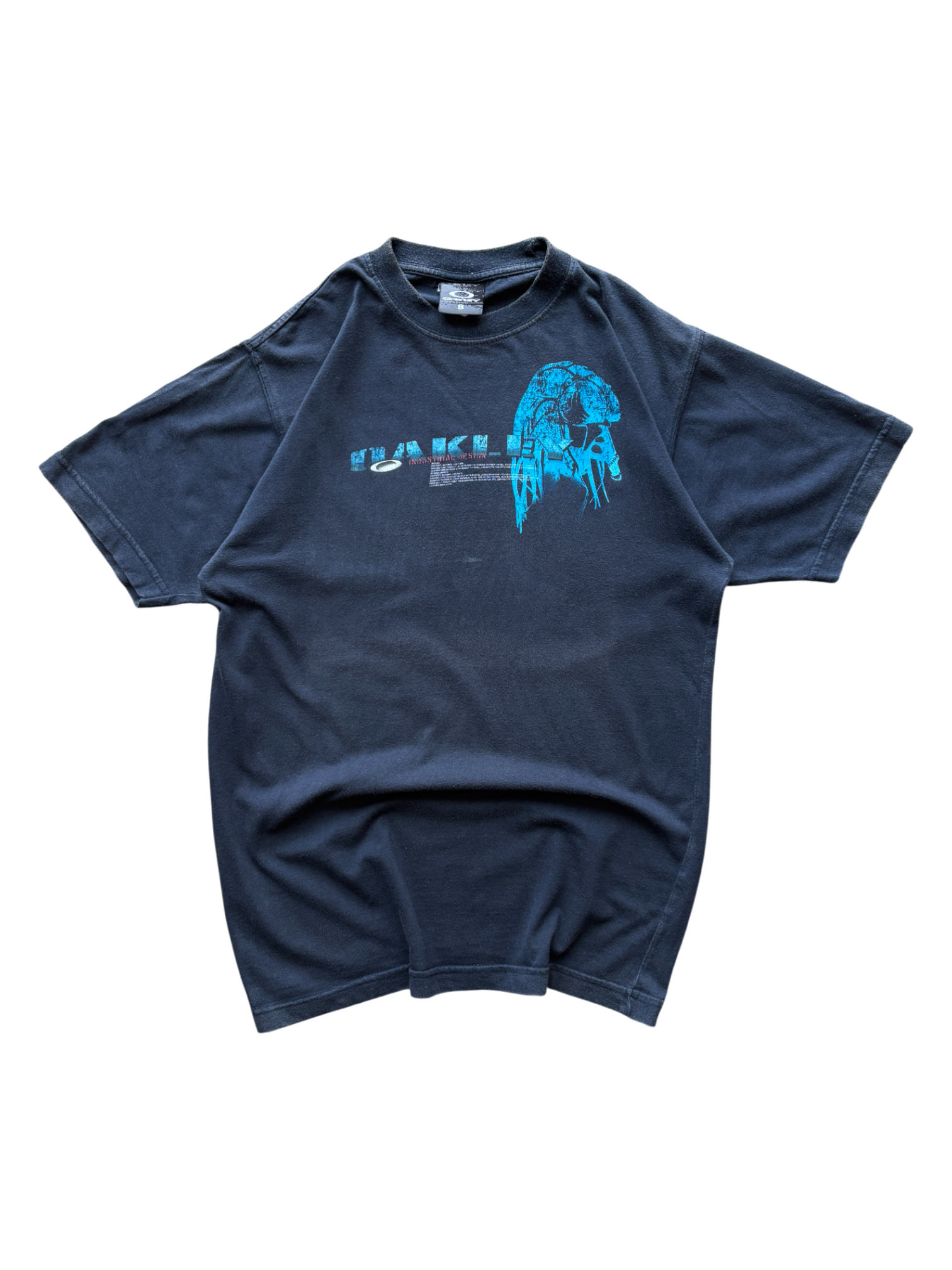 '05 Oakley Spell out / Medusa Graphic Tee (S)