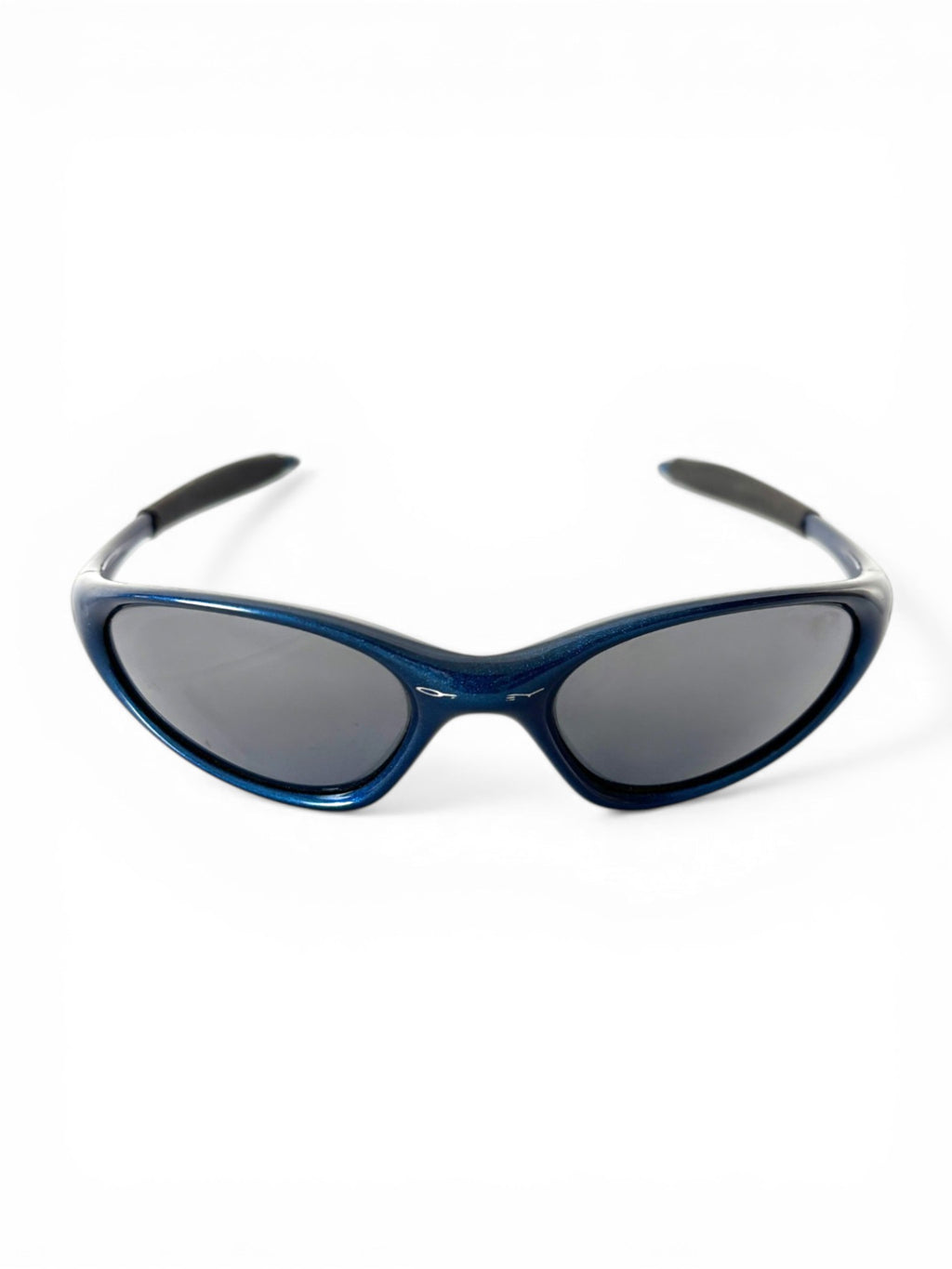 1999 Oakley Minute Electric Blue / Black Iridium Sunglasses