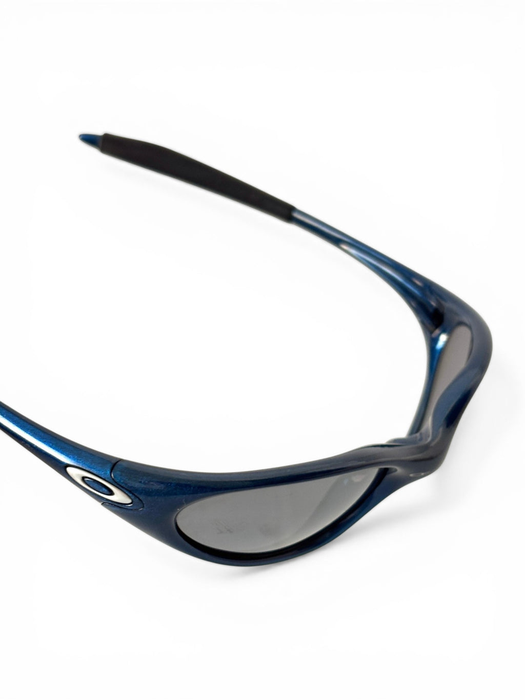 1999 Oakley Minute Electric Blue / Black Iridium Sunglasses