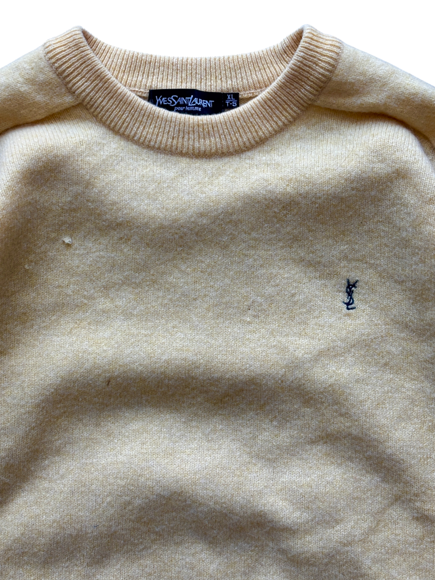 YSL Knit Yellow Sweater