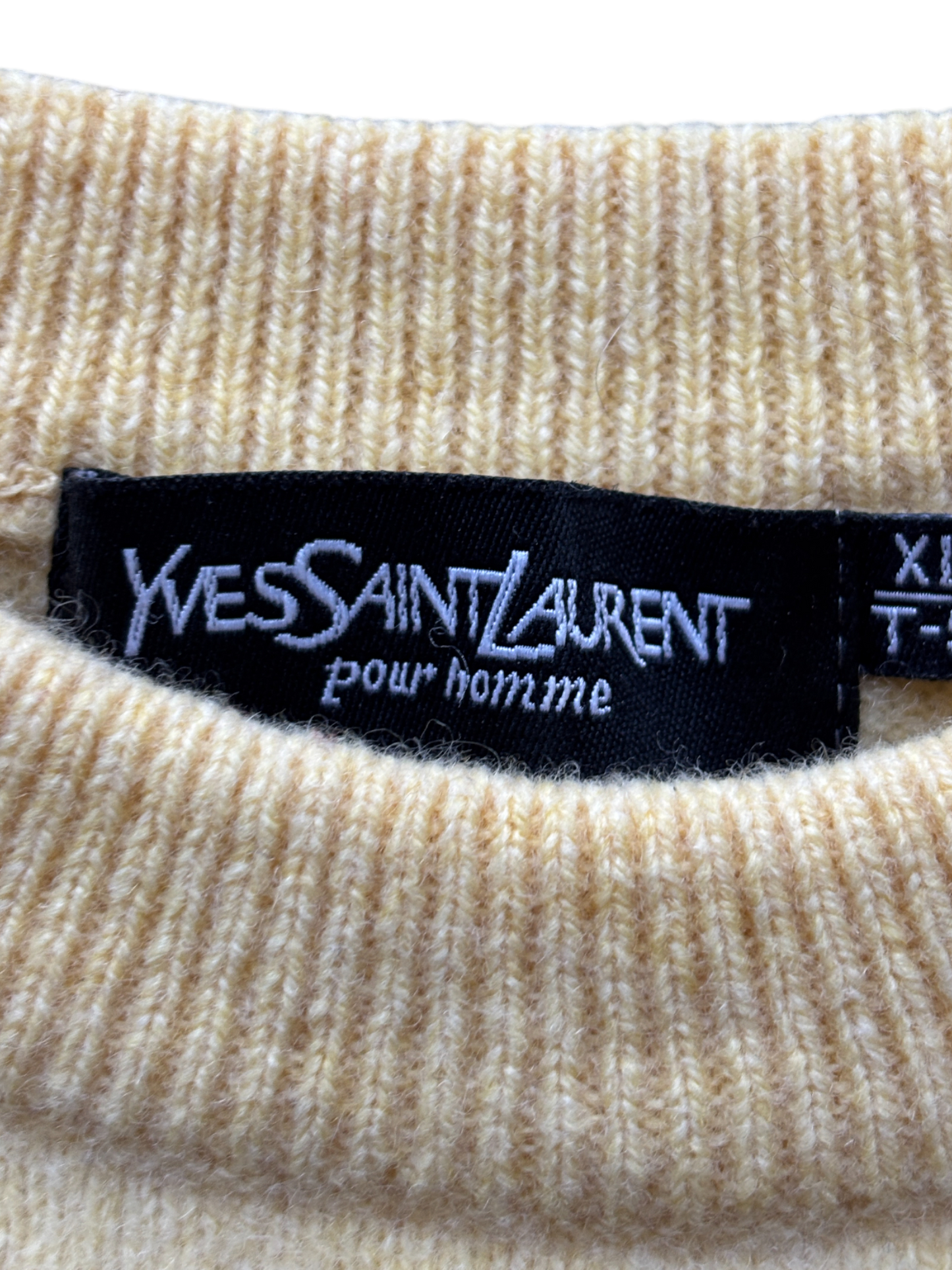 YSL Knit Yellow Sweater
