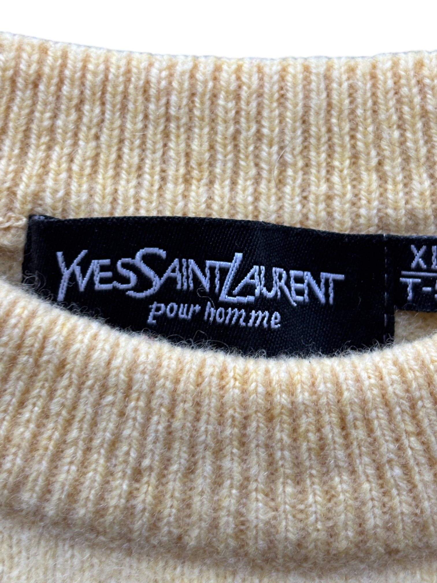 YSL Knit Yellow Sweater