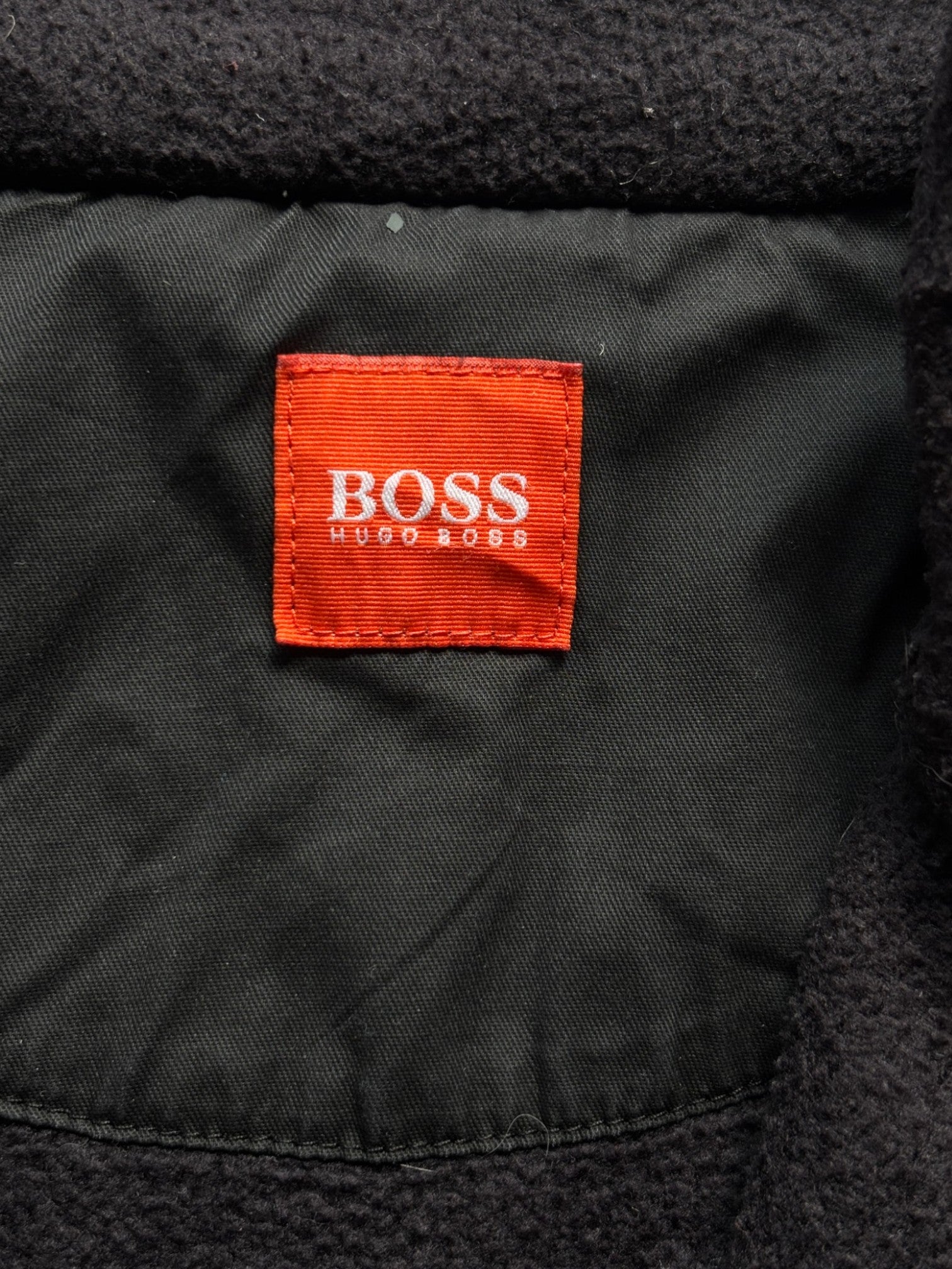 2000's Hugo Boss Orange Tab Asymmetrical Zip Up Pull Over (L)