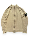 Late 90's Stone Island Cream Knit Sweater (L)
