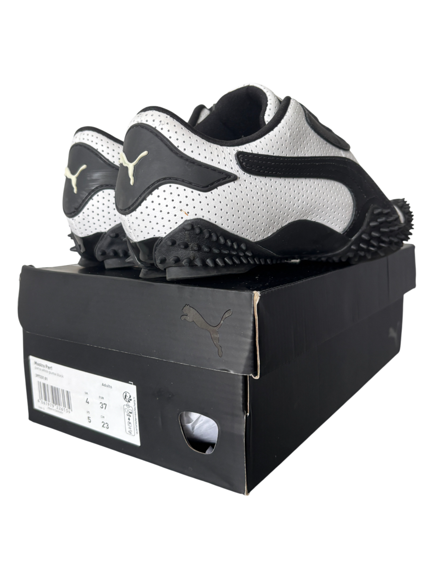 Puma Mostro Perf White / Black w/Box (37)