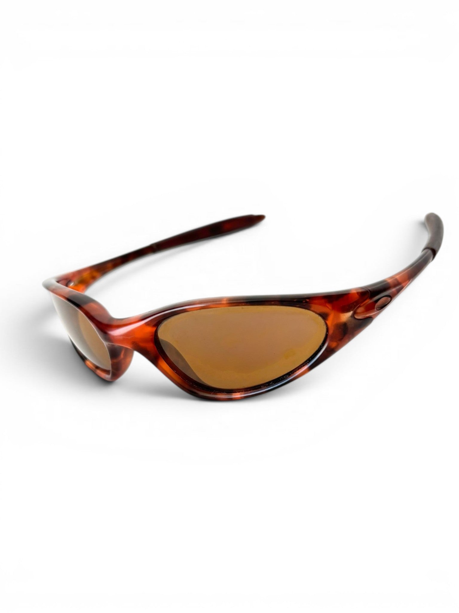 1999 Oakley Minute G1 Tortoise / Gold Iridium Sunglasses