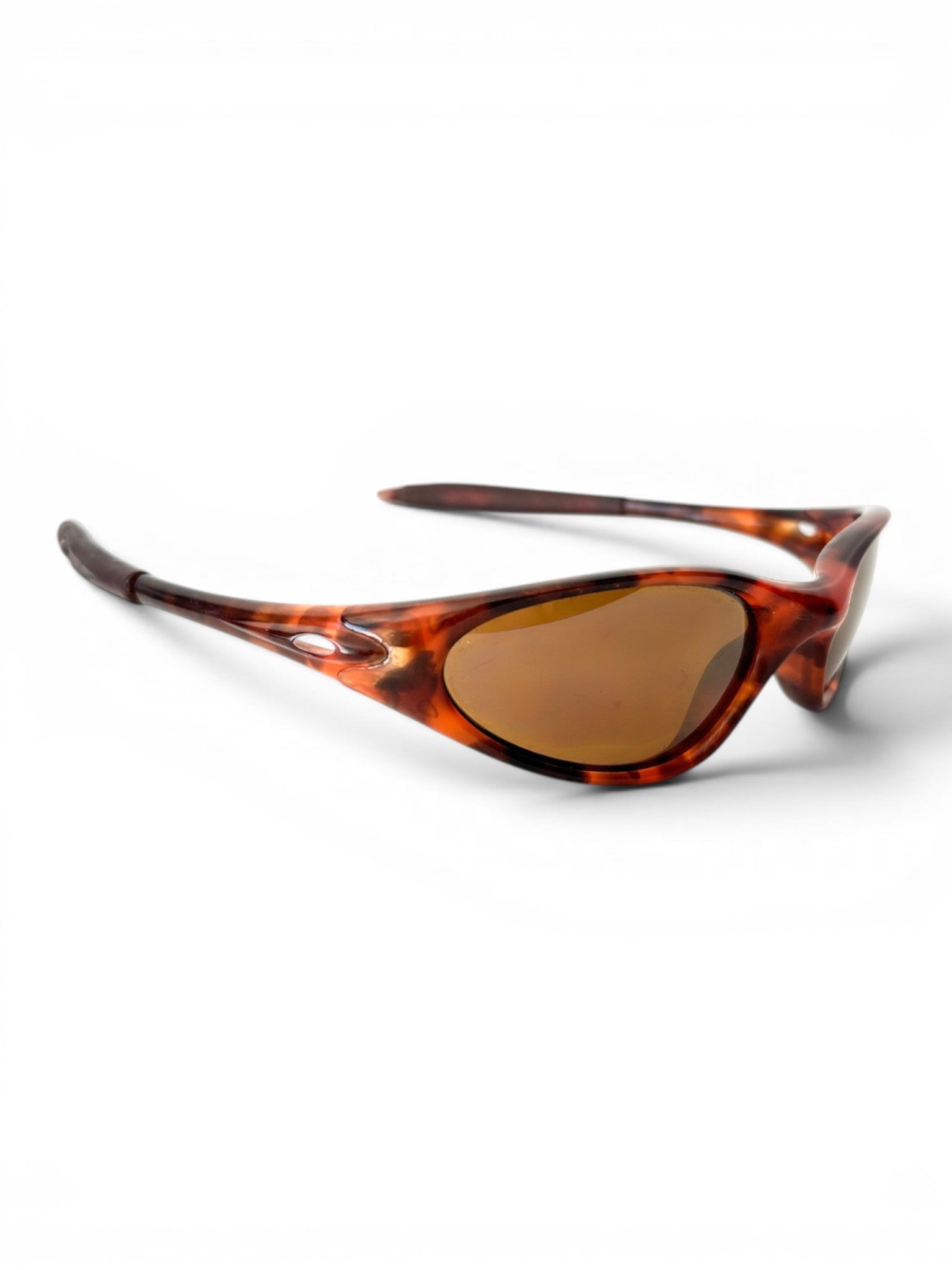 1999 Oakley Minute G1 Tortoise / Gold Iridium Sunglasses
