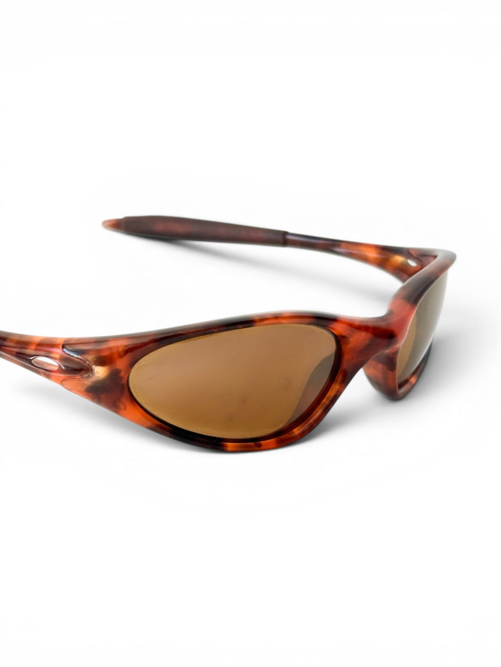 1999 Oakley Minute G1 Tortoise / Gold Iridium Sunglasses