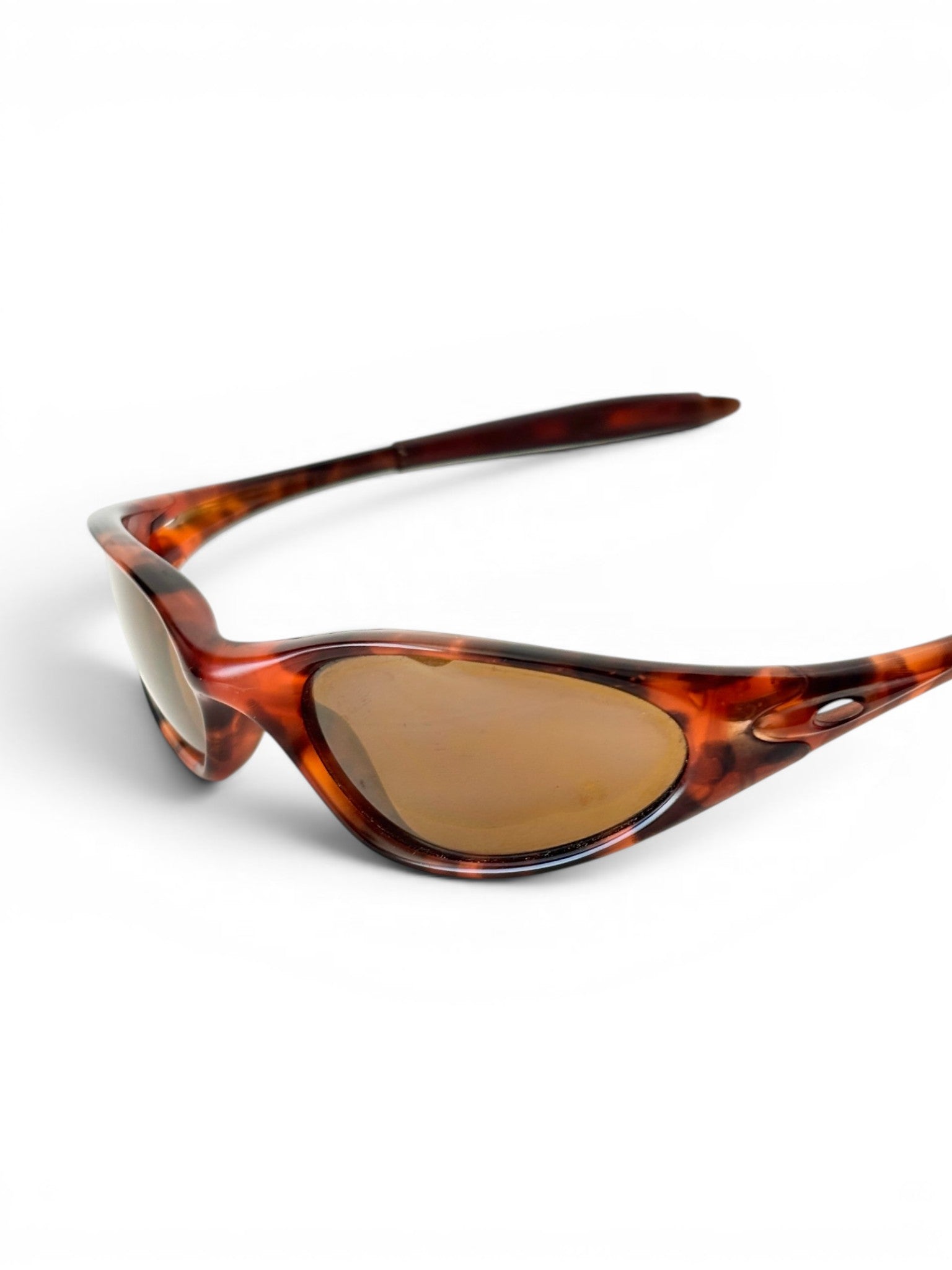 1999 Oakley Minute G1 Tortoise / Gold Iridium Sunglasses