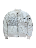 00's Diesel Reversible All Back Zipper Bomber Jacket