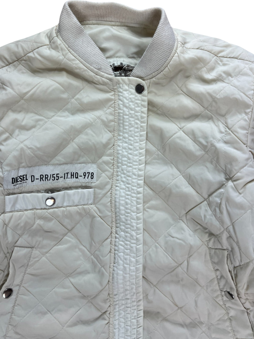 00's Diesel Reversible All Back Zipper Bomber Jacket