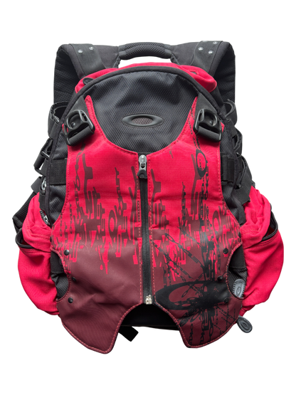 2004 Oakley Red Graphic Pack Backpack