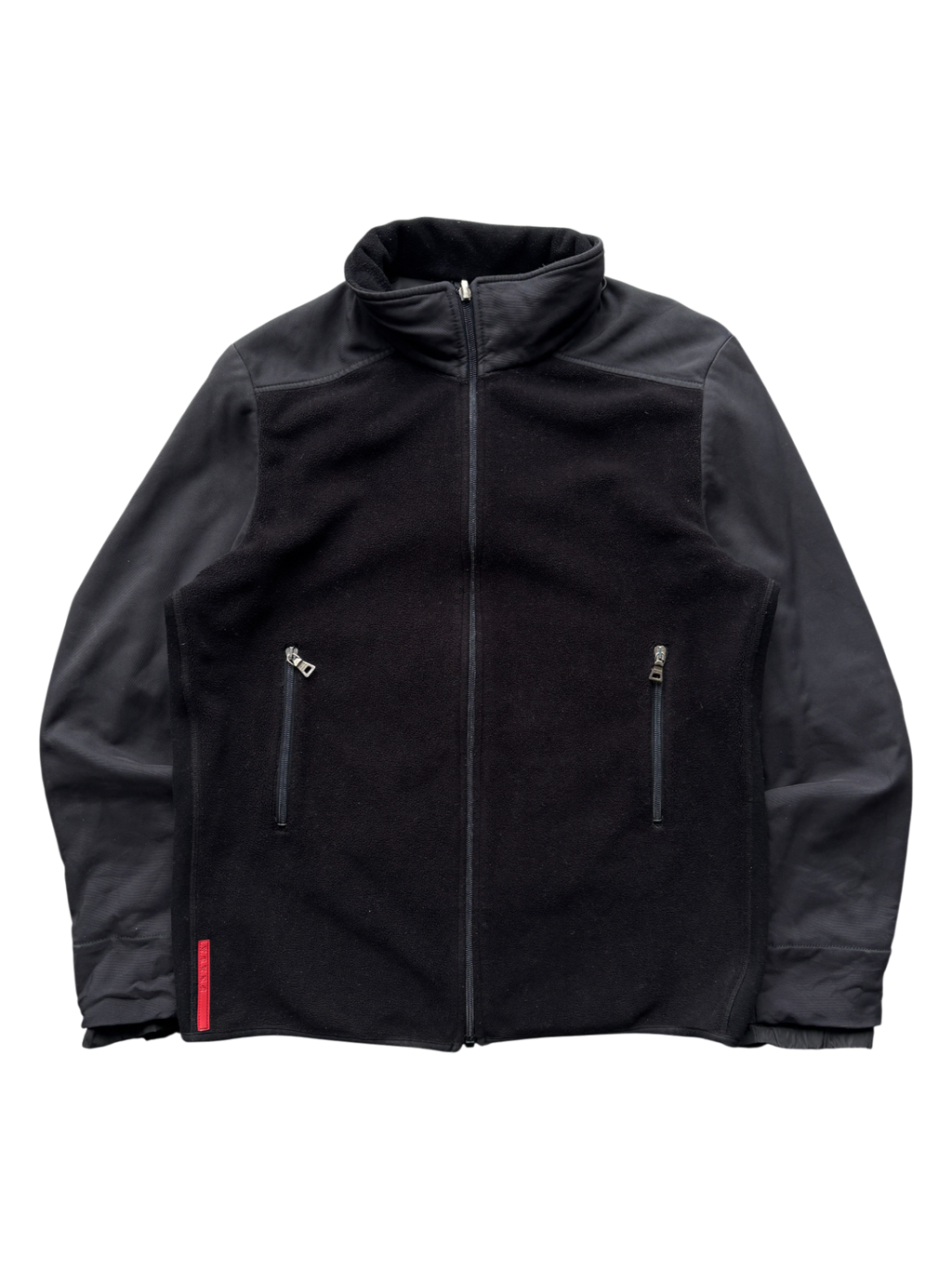 Prada Sport Nylon / Fleece Mid Layer Jacket (50)