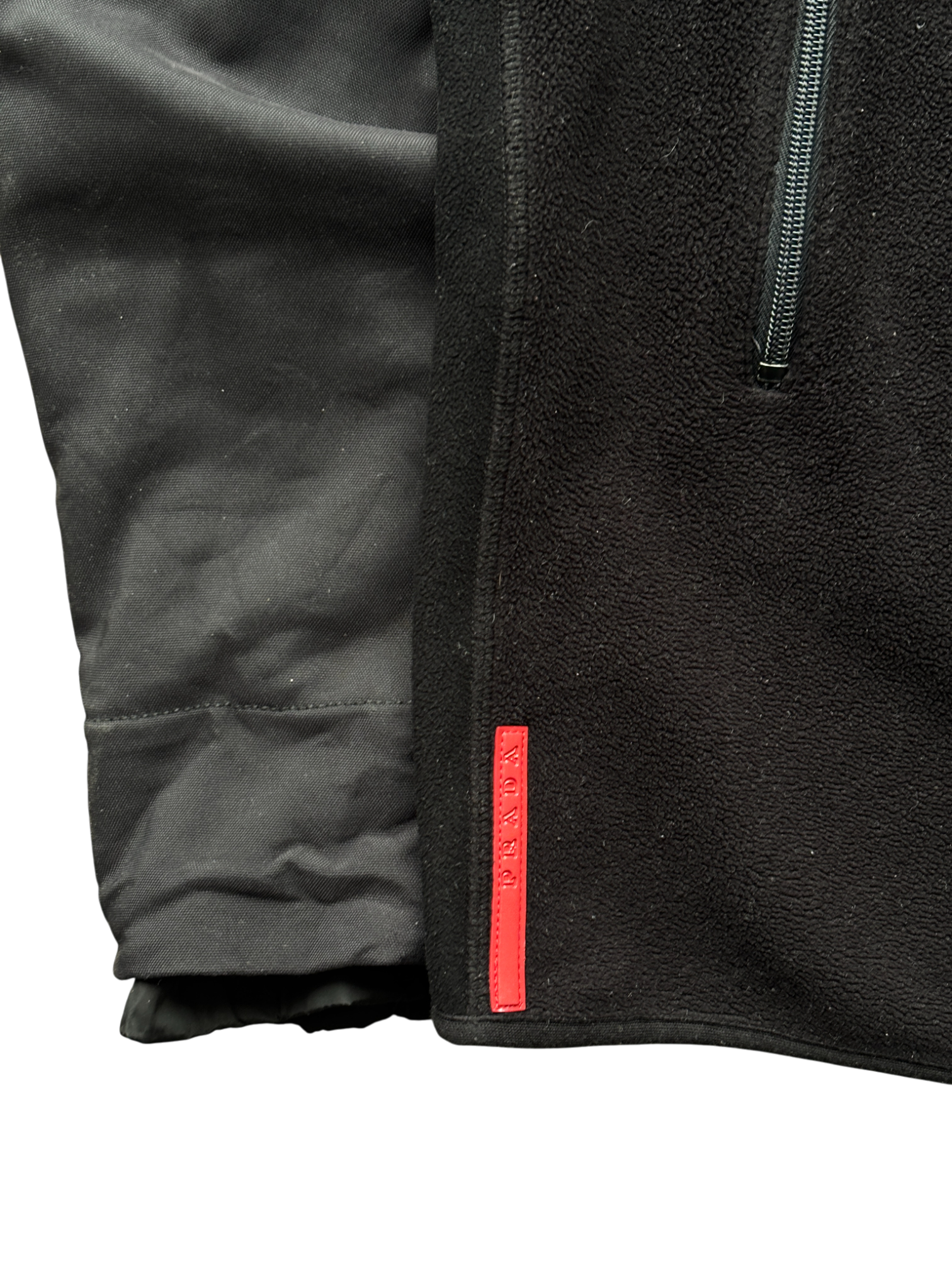 Prada Sport Nylon / Fleece Mid Layer Jacket (50)