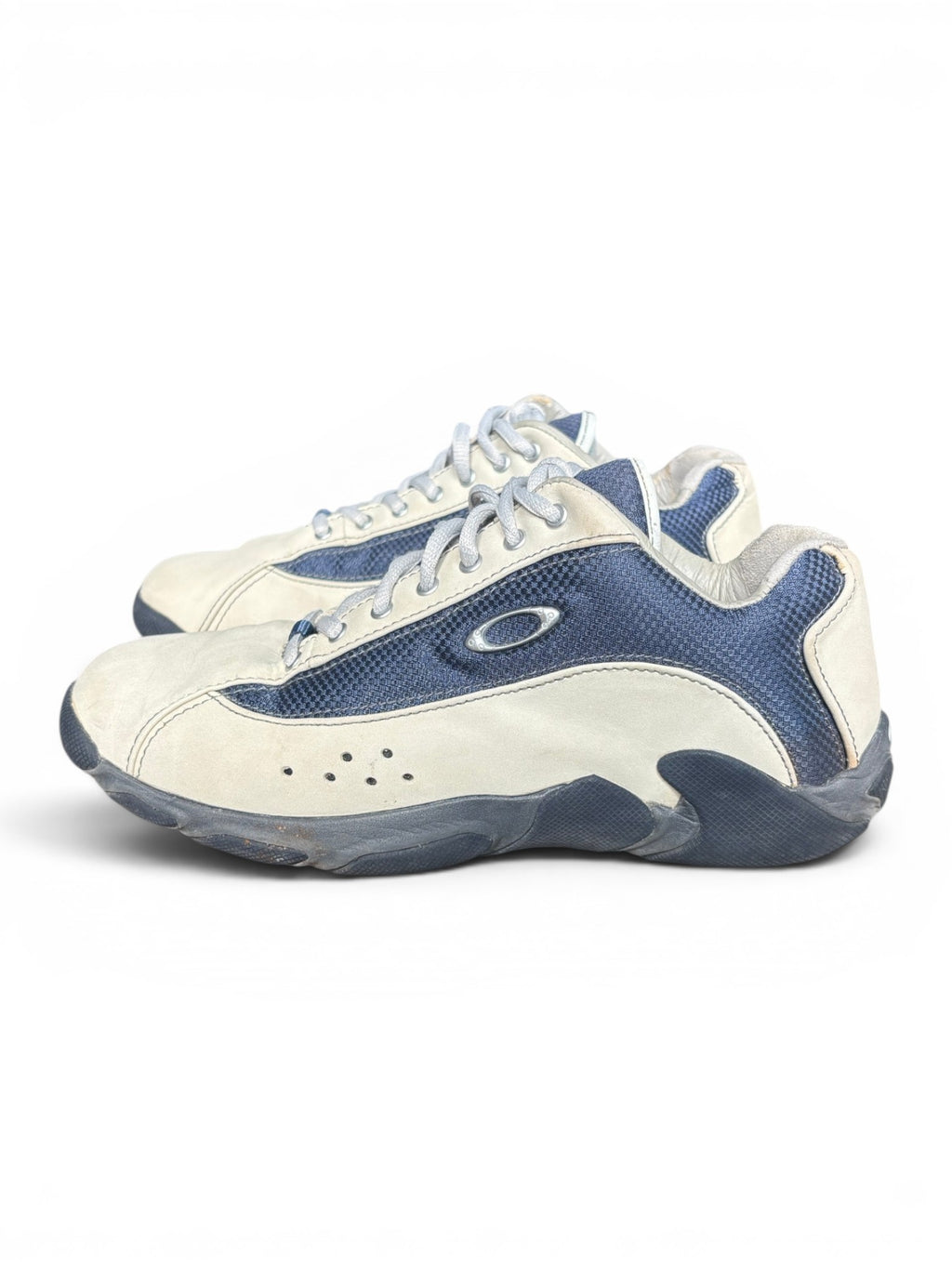 2002 Oakley Twitch Cement / Navy Low-top Shoes (42)