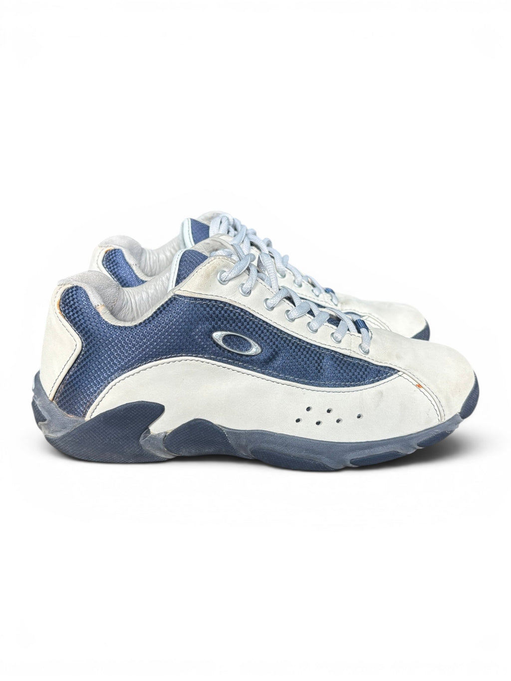 2002 Oakley Twitch Cement / Navy Low-top Shoes (42)
