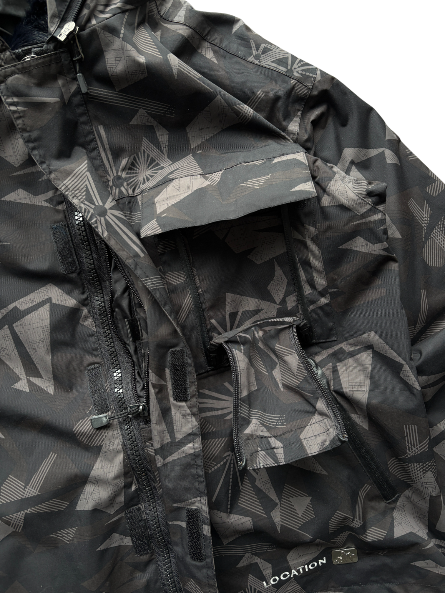 2000's Location Camouflage Google Jacket (M)