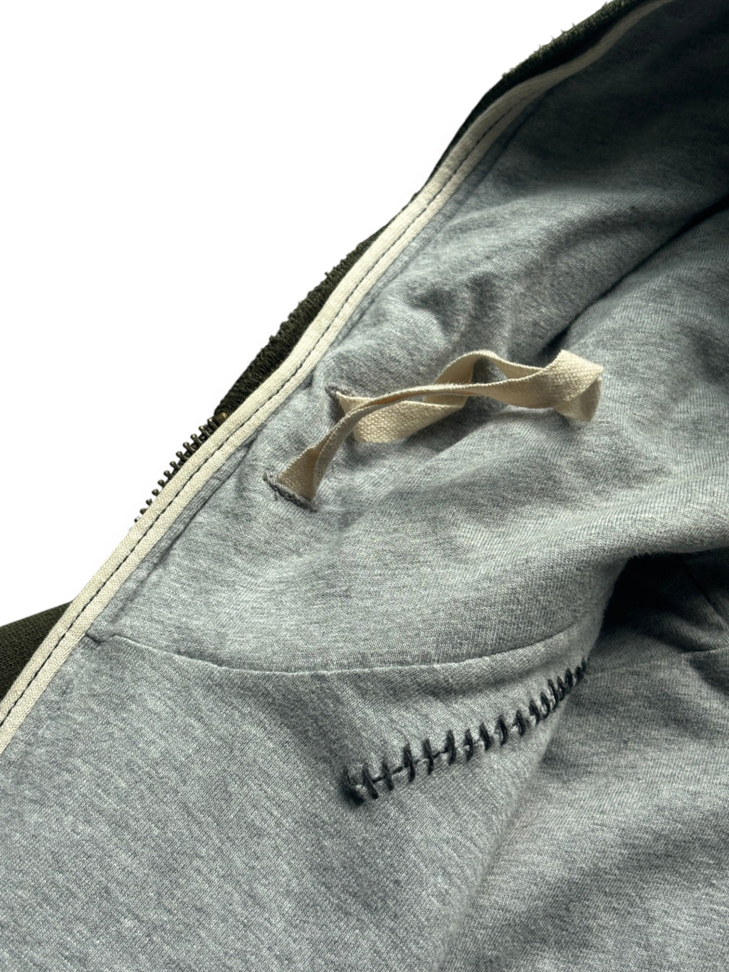 Early 2000's Stone Island Denims Olive Green Hoodie (S)