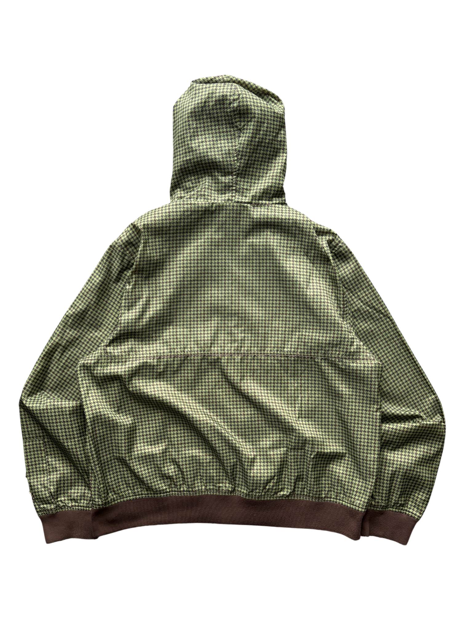 Puma Brown / Green Houndstooth Technical Jacket (XL)
