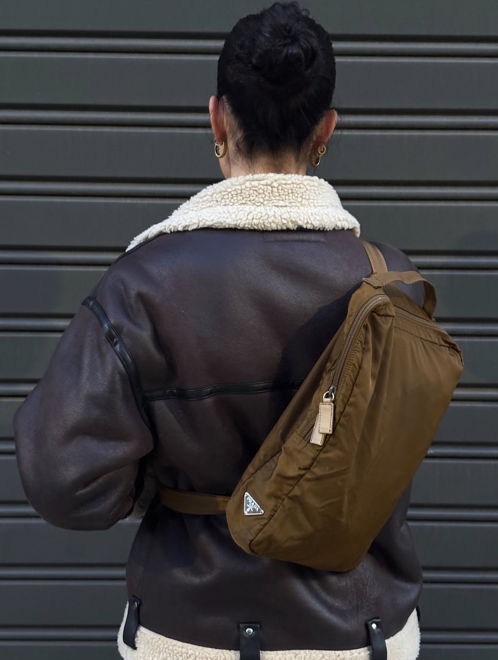 Prada Milano Brown Sling Bag