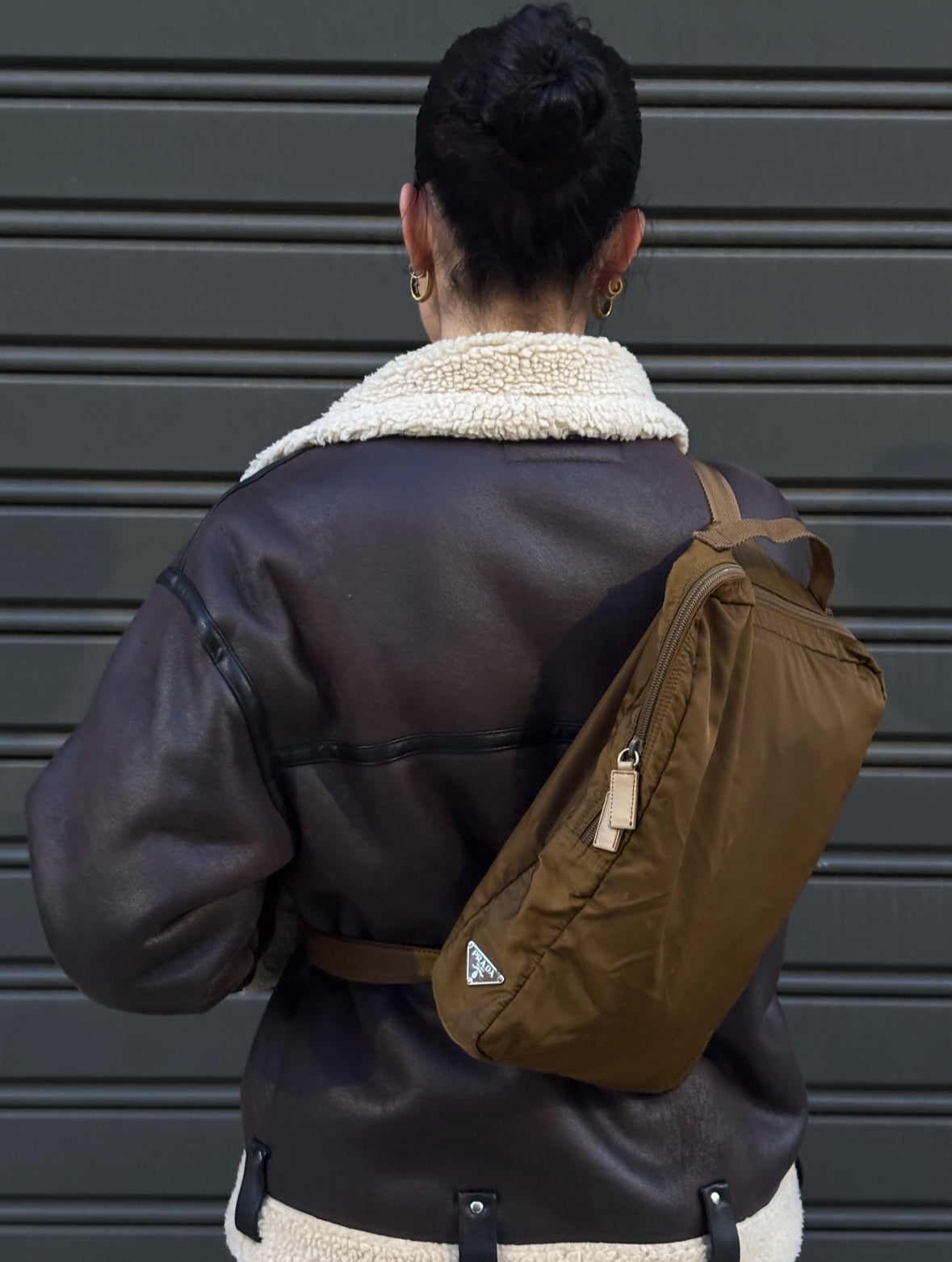 Prada Milano Brown Sling Bag