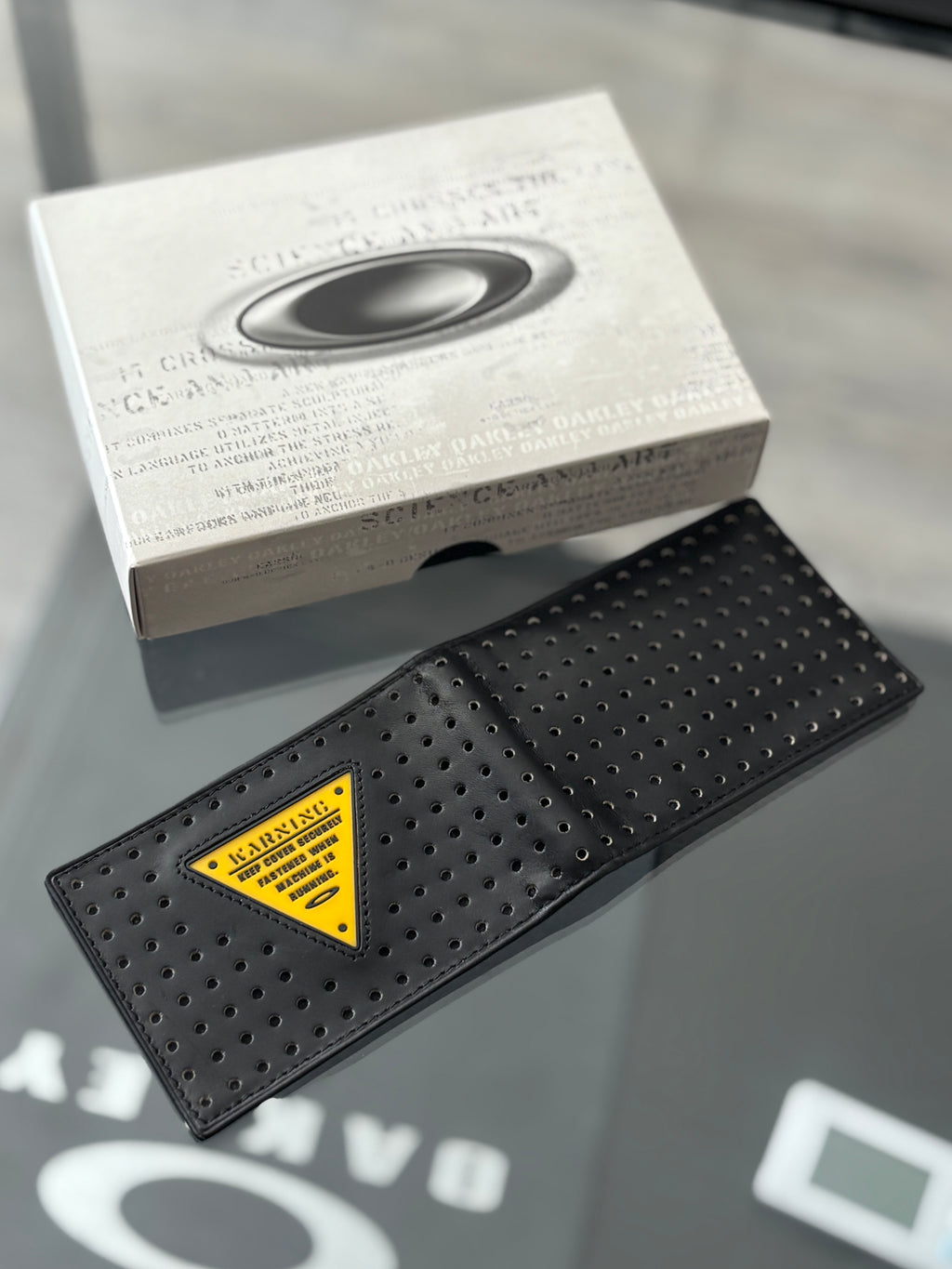 Early 2000's Deadstock Oakley Bifold Leather Card Holder
