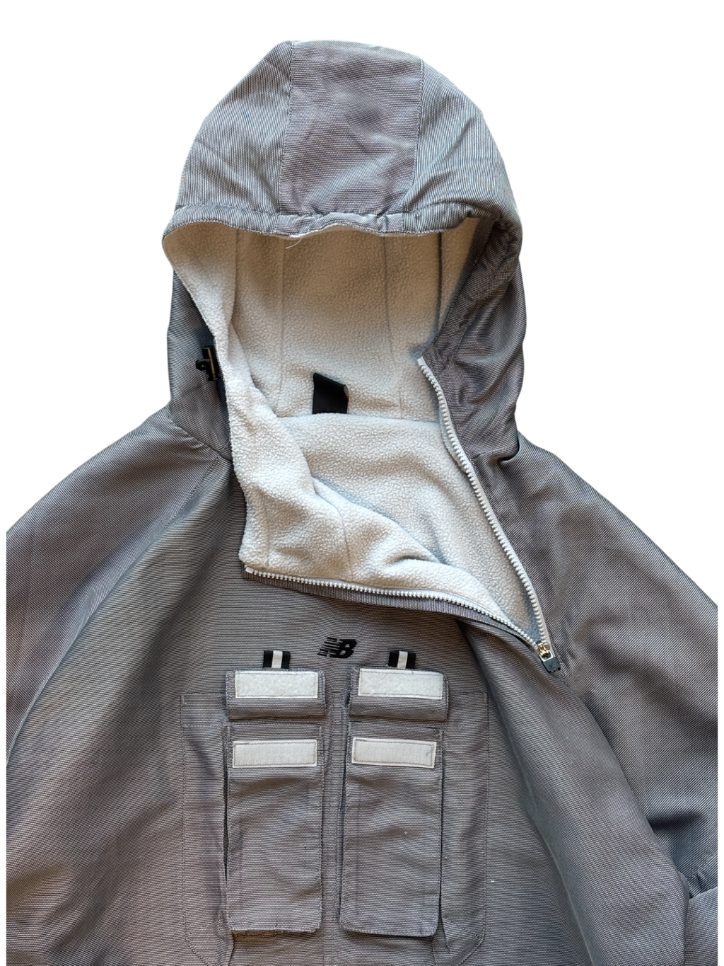 2000's New Balance Iridescent Asymmetric Cargo Pocket Jacket (L)