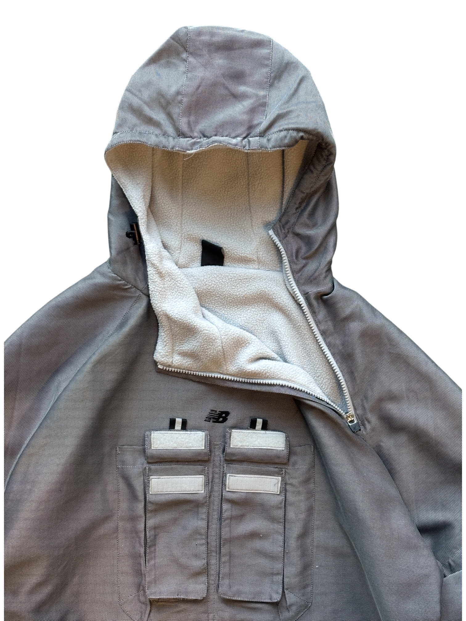 2000's New Balance Iridescent Asymmetric Cargo Pocket Jacket (L)