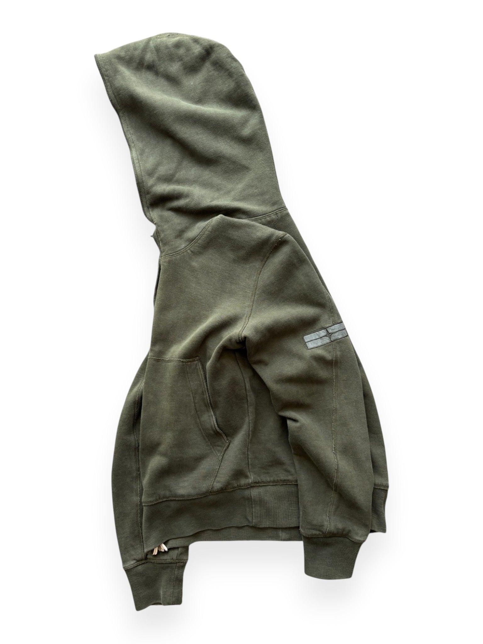 Early 2000's Stone Island Denims Olive Green Hoodie (S)