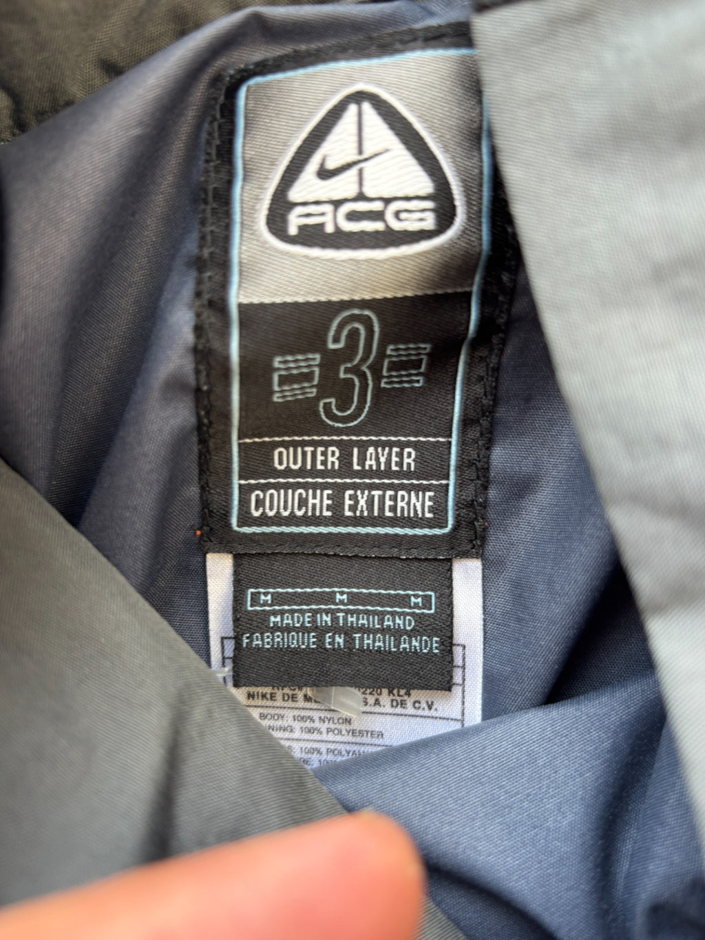 00'S NIKE ACG KAYAK NAVY BLUE PULLOVER JACKET