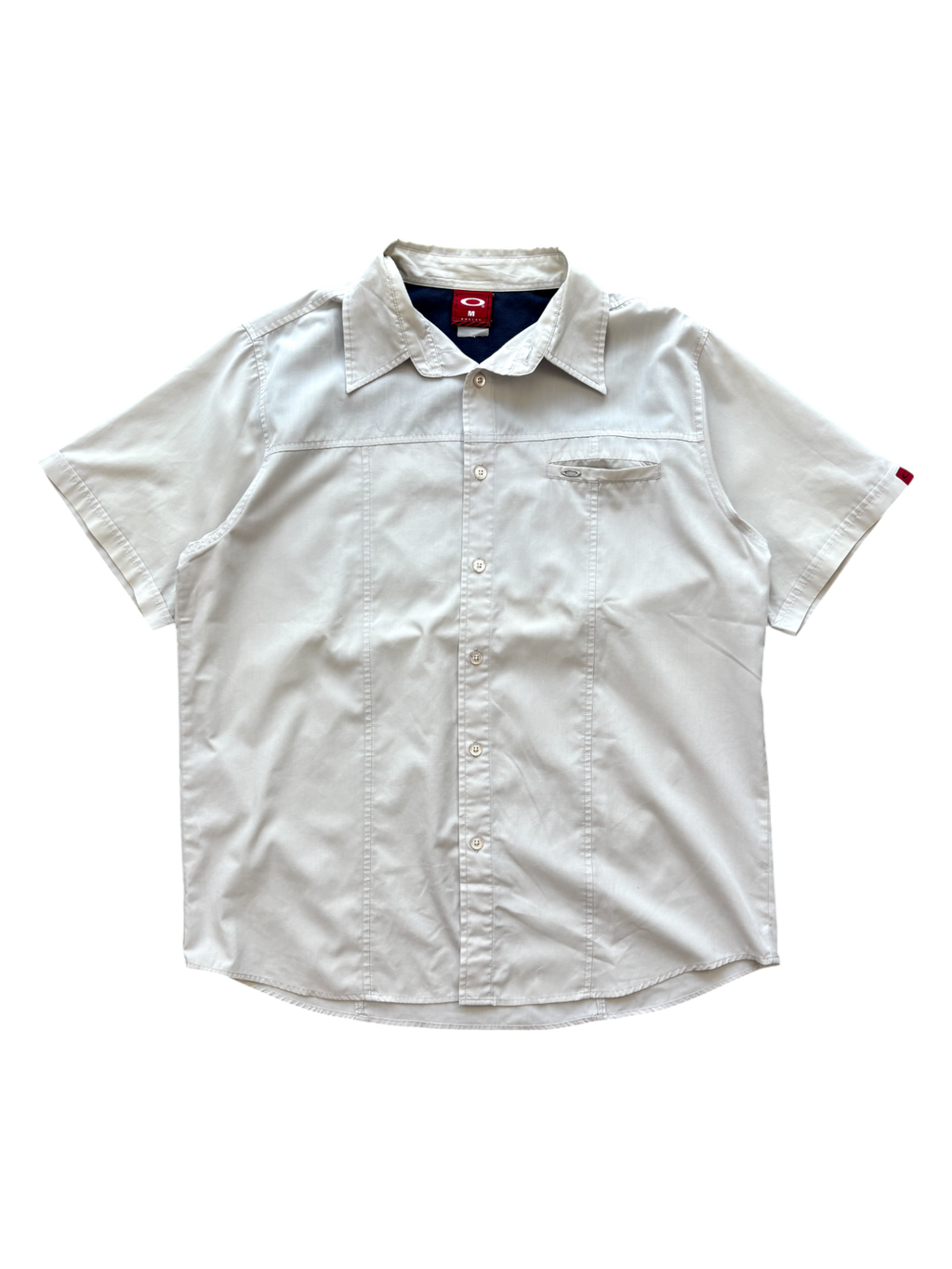 00'S OAKLEY SMALL SKULL EMBROIDERED SHIRT