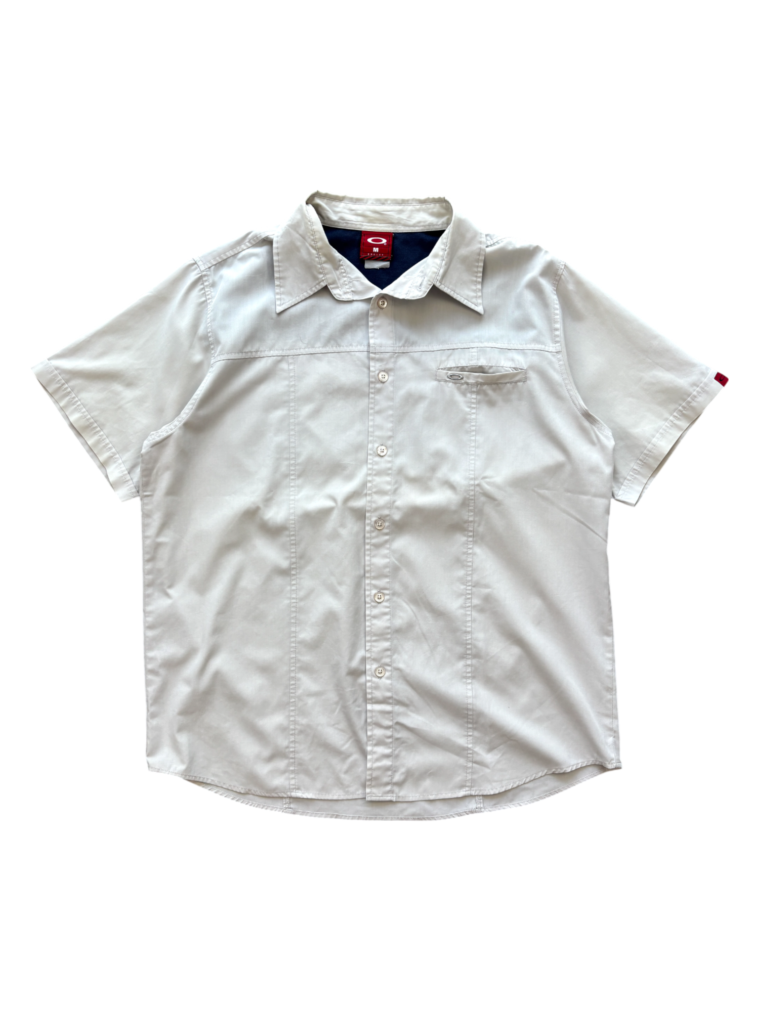 00'S OAKLEY SMALL SKULL EMBROIDERED SHIRT