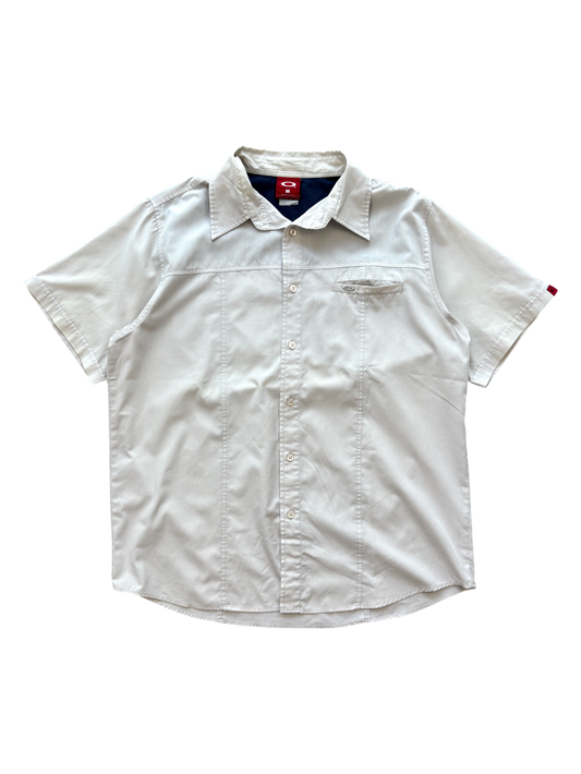 00'S OAKLEY SMALL SKULL EMBROIDERED SHIRT