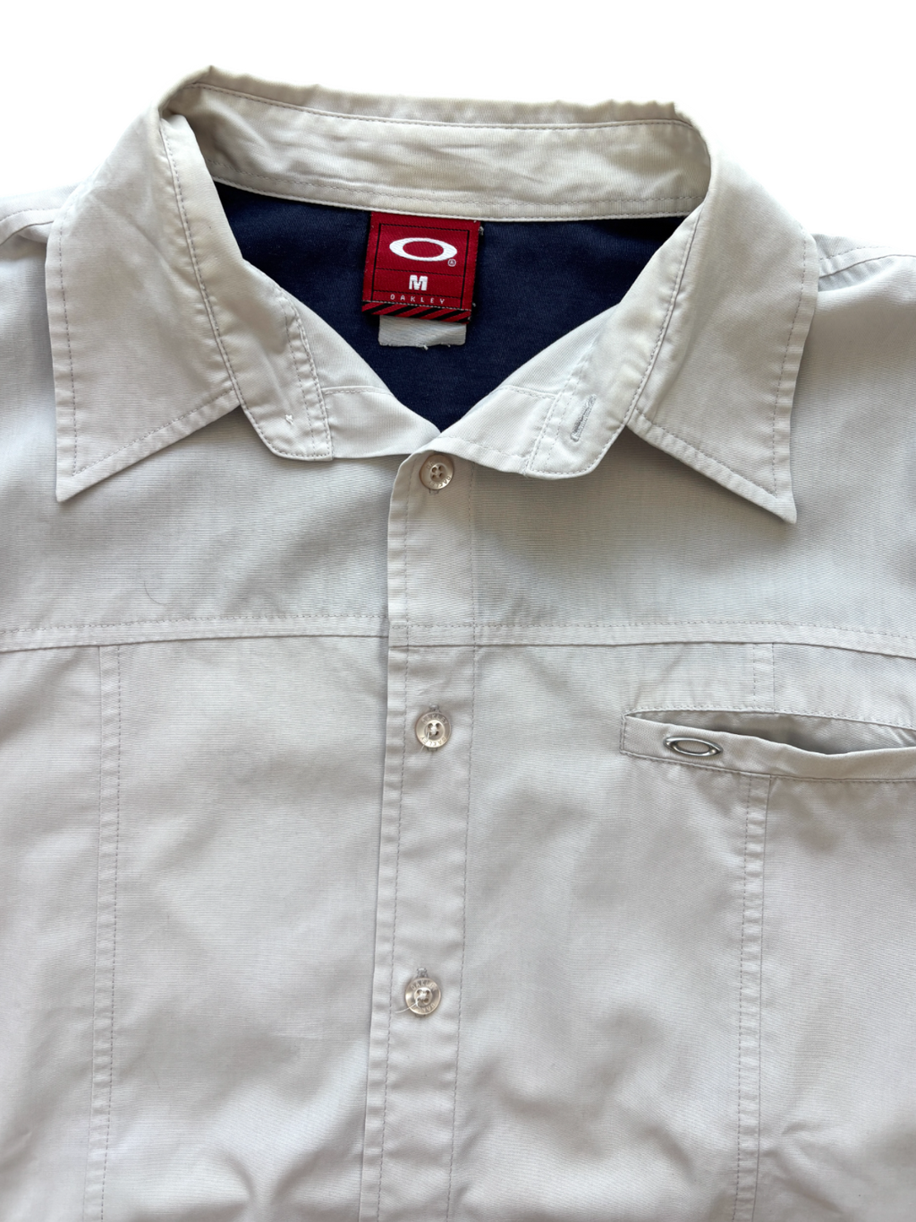 00'S OAKLEY SMALL SKULL EMBROIDERED SHIRT