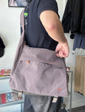 Early 2000's Nike Grey / Orange Messenger Bag