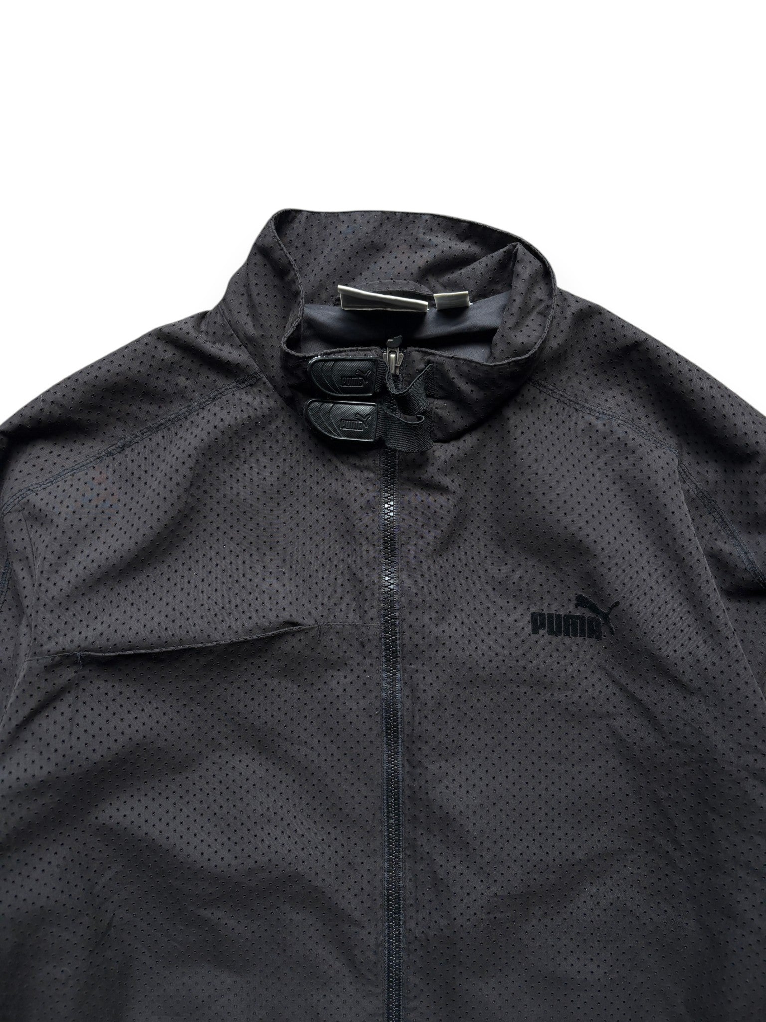 2004 Puma Mostro Perforated Black Jacket (M)