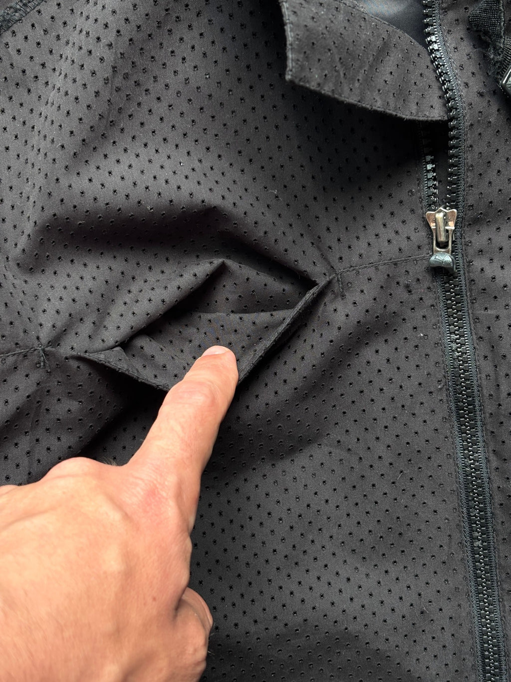 2004 Puma Mostro Perforated Black Jacket (M)
