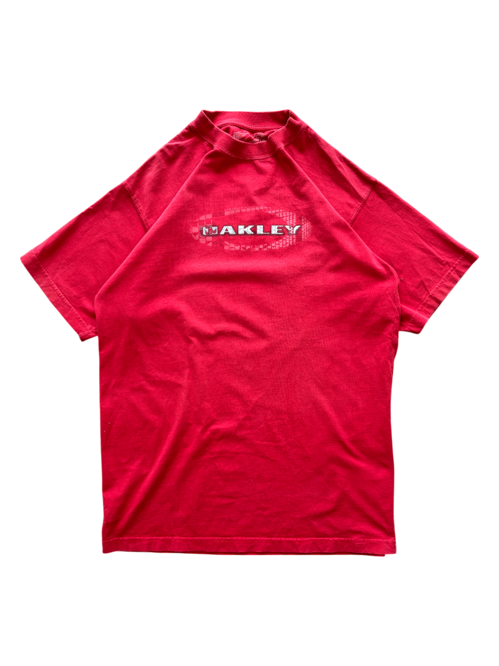 00'S OAKLEY RED ICON / SPELL OUT TEE