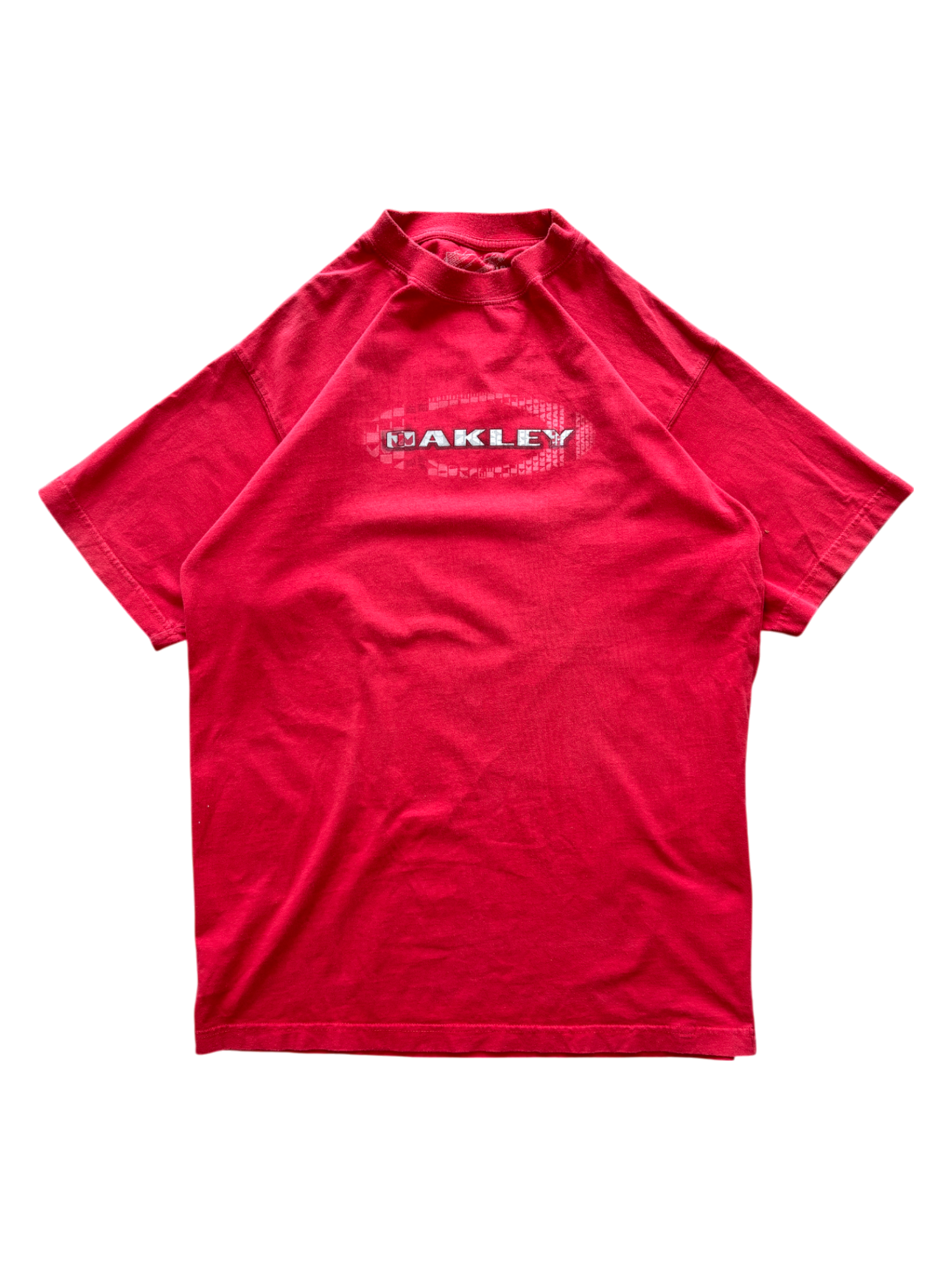 00'S OAKLEY RED ICON / SPELL OUT TEE