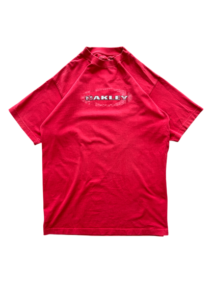 00'S OAKLEY RED ICON / SPELL OUT TEE