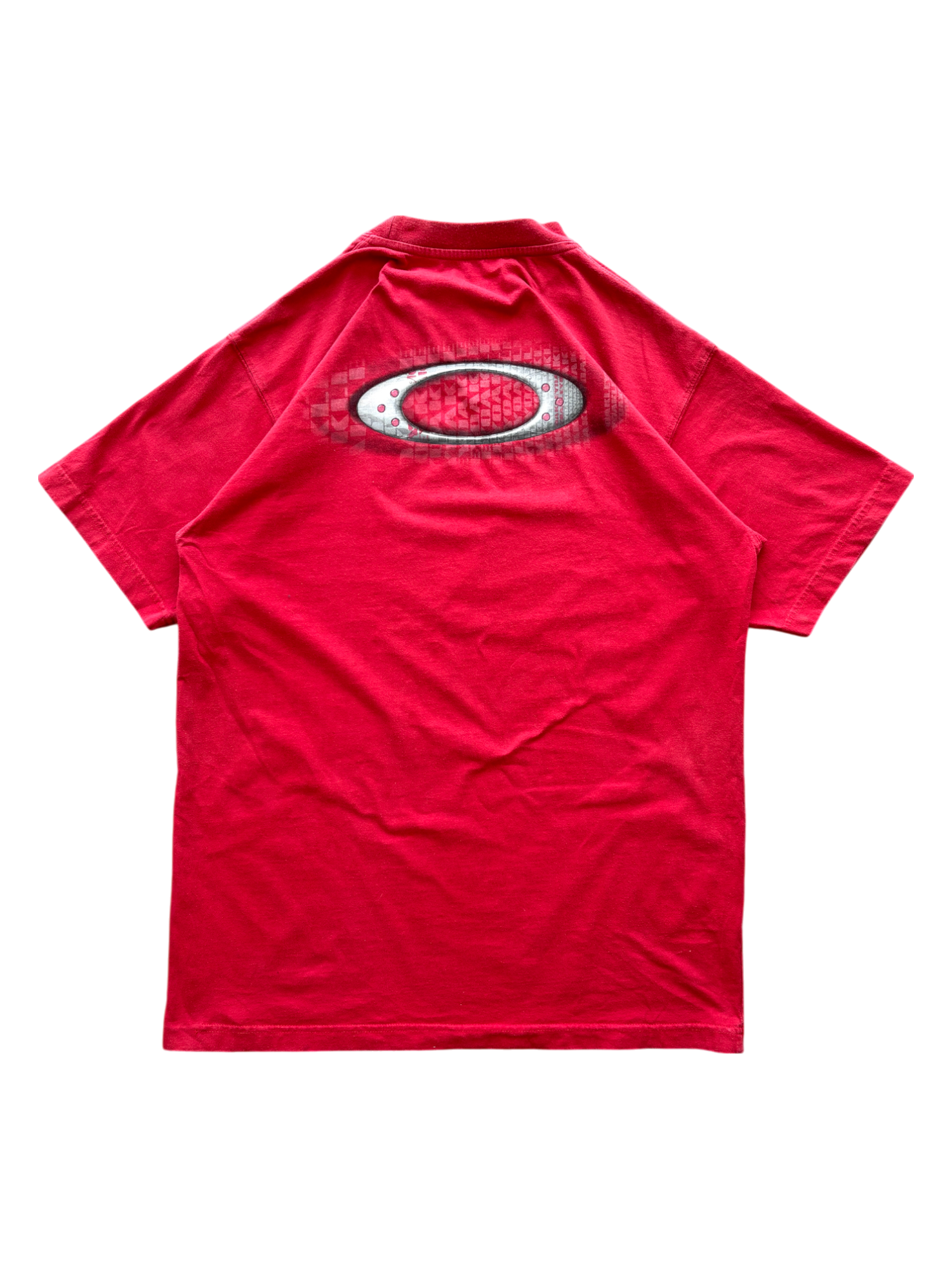 00'S OAKLEY RED ICON / SPELL OUT TEE